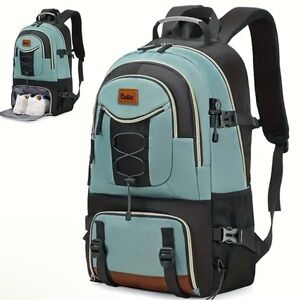 Blue and Black Backpack Unisex NEW in it’s PACKAGING